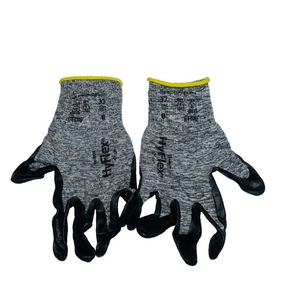 Ansell Gray Hyflex 11-801 Industrial Safety Gloves - Picture 8 of 14